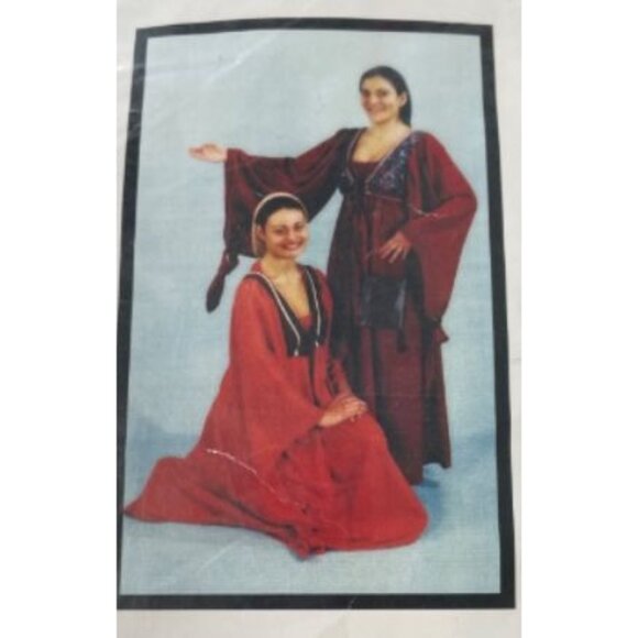 Renaissance Woman Costume Size Small Alexanders Costumes Beige Brown Neutral NEW - Picture 1 of 7